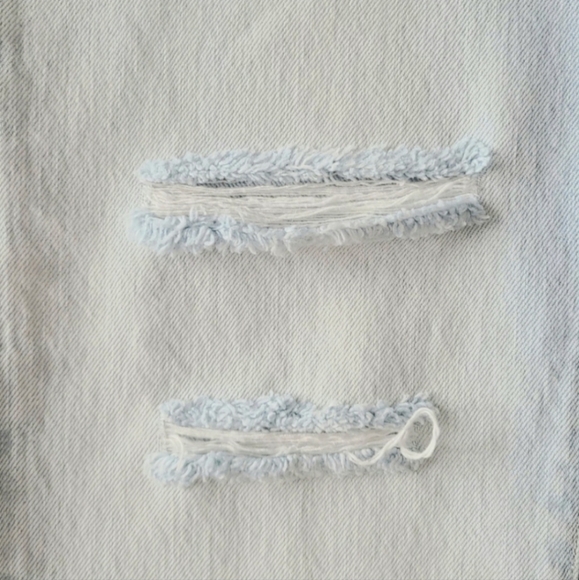 FRAME Le Original Ripped High Waist Crop Jeans, Size 32, NWT - Picture 7 of 16